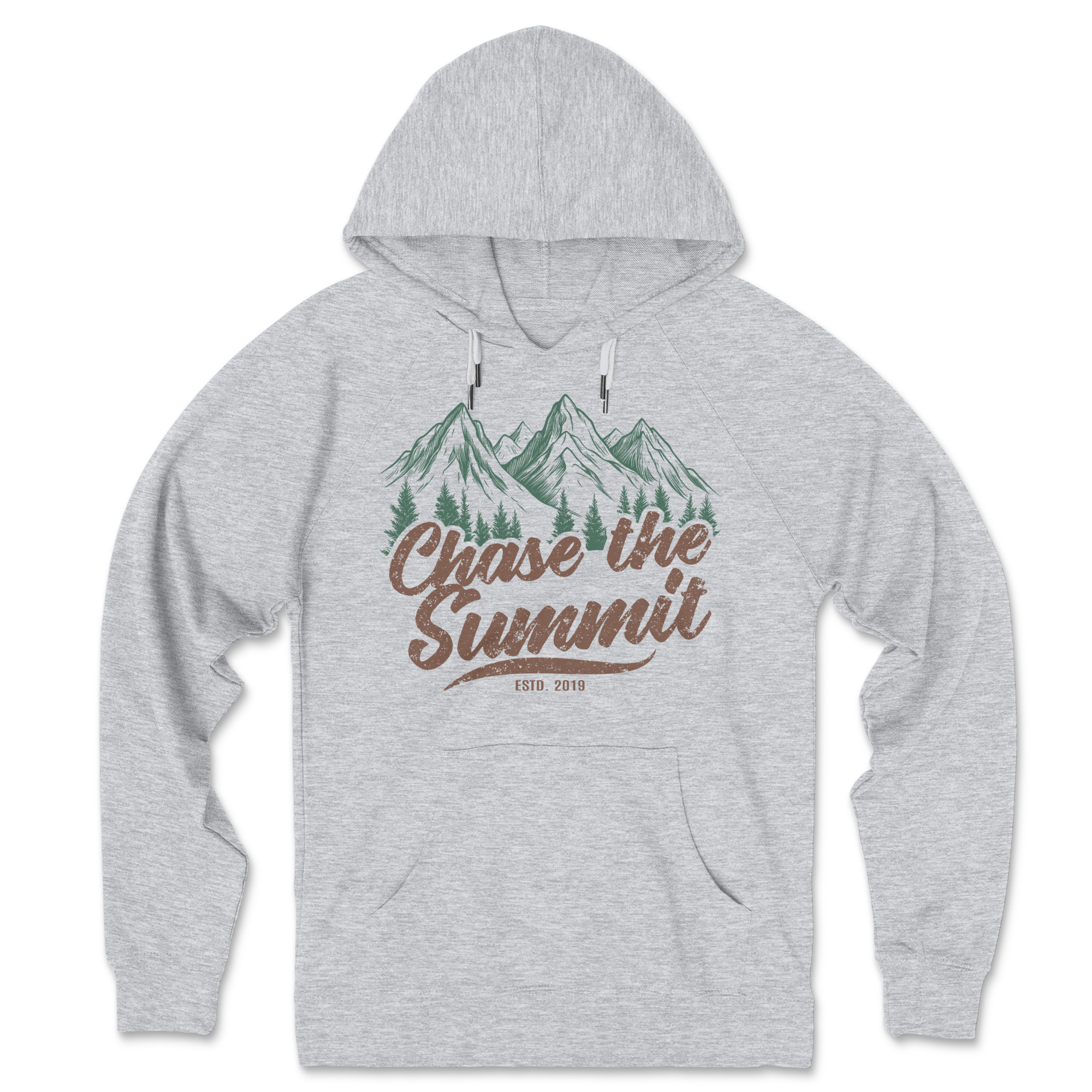 Hills Hoodie - Light Weight Blend – Chase the Summit Hills Hoodie - Light Weight Blend – Chase the Summit