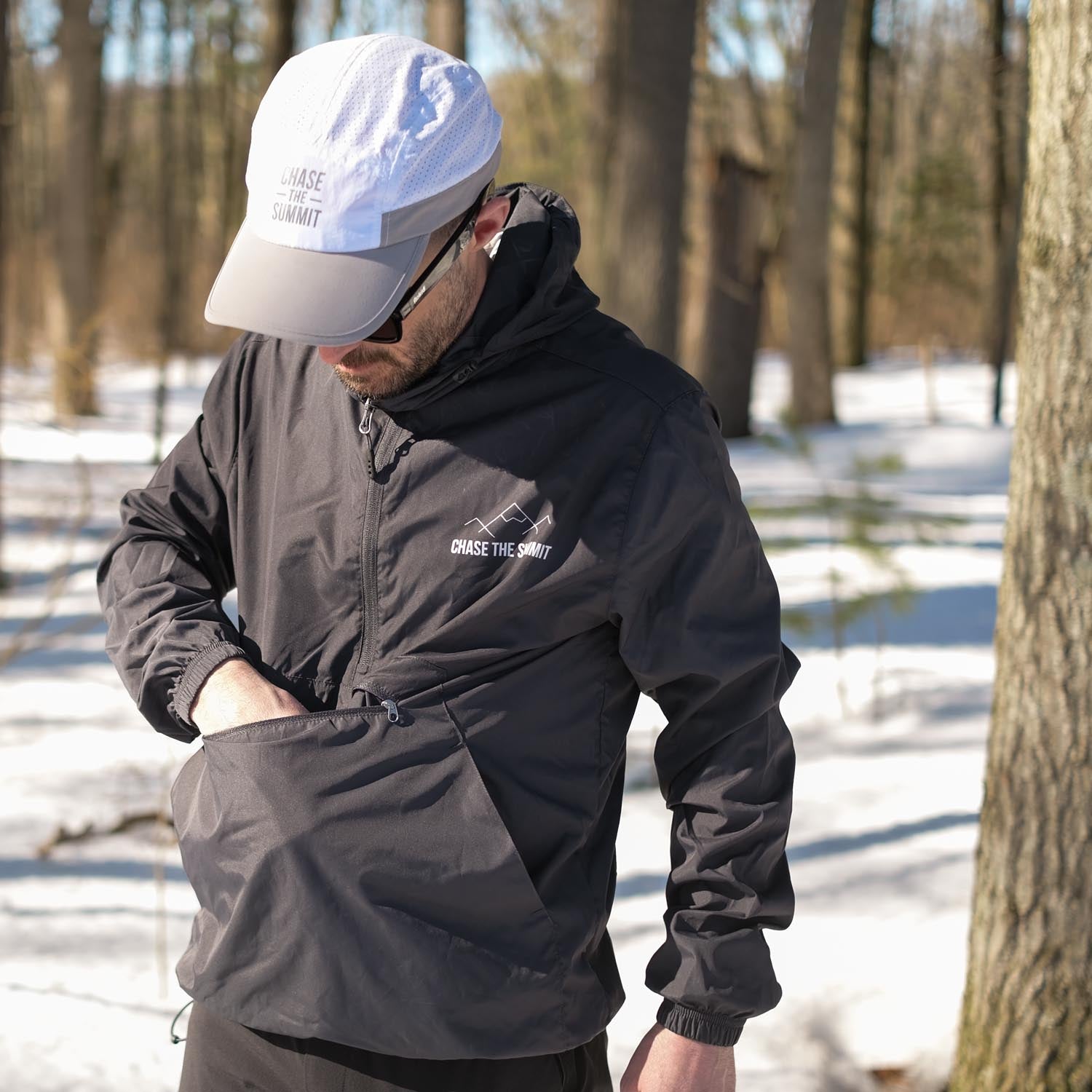 TallT ANORAK WINDBREAKER ブラック　激レア CTS Tri-Peak Rain / Wind Anorak Jacket – Chase the Summit
